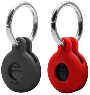 Case for Sticker (2022) 2-Pack. Small Bluetooth Tracker Cover, Protective Holder for Remote Finder and Item Locator, Pets Dog Cat Collar Accessories Black+Red Case for Sticker (2022) 2-Pack. Small Bluetooth Tracker Cover, Protective Holder for Remote Finder and Item Locator, Pets Dog Cat Collar Accessories Black+Red