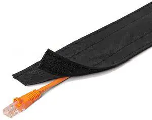 5" Wide Dura Race Carpet Cord Cover Cable Protector Hook and Loop Wire Concealer - 25 Feet - Black 5" Wide Dura Race Carpet Cord Cover Cable Protector Hook and Loop Wire Concealer - 25 Feet - Black