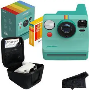 Polaroid Originals Now I-Type Instant Camera with 16 Color Film Photos and Signature Series Case (Gen 3 + Case Bundle, Teal) Polaroid Originals Now I-Type Instant Camera with 16 Color Film Photos and Signature Series Case (Gen 3 + Case Bundle, Teal)
