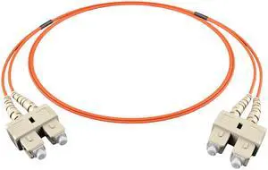 FiberCablesDirect OM1 Multimode Fiber Patch Cable | Length Options 0.5M300M | SC SC | 250M (820.21ft) | Duplex 62.5/125µm | 1Gb Ethernet | Orange OFNR PVC FiberCablesDirect OM1 Multimode Fiber Patch Cable | Length Options 0.5M300M | SC SC | 250M (820.21ft) | Duplex 62.5/125µm | 1Gb Ethernet | Orange OFNR PVC