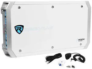 RXM-S6 2600W Peak/660W RMS 6-Channel Marine Amplifier, PA Microphone, Waterproof Design, Bass Remote for Boats and Marine Audio RXM-S6 2600W Peak/660W RMS 6-Channel Marine Amplifier, PA Microphone, Waterproof Design, Bass Remote for Boats and Marine Audio