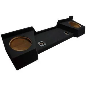 Compatible with Chevy Silverado or GMC Sierra Full Size Extended Cab Truck 2007-2013 Dual 10" Subwoofer Sub Box Speaker Enclosure Compatible with Chevy Silverado or GMC Sierra Full Size Extended Cab Truck 2007-2013 Dual 10" Subwoofer Sub Box Speaker Enclosure