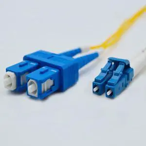 FiberCablesDirect OS2 Single-Mode Fiber Patch Cable | Length Options: 0.5M-300M | LC to SC | 85M (278.87ft) | Duplex 9/125µm | 1G/10G SFP & 10GBASE Compatible | Yellow OFNR PVC FiberCablesDirect OS2 Single-Mode Fiber Patch Cable | Length Options: 0.5M-300M | LC to SC | 85M (278.87ft) | Duplex 9/125µm | 1G/10G SFP & 10GBASE Compatible | Yellow OFNR PVC