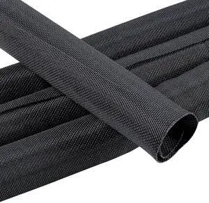 Automotive Wire Sheathing Split Wire Loom Braided Mesh Woven Cable Sleeve for Wires/Cable Cord Protector (1" - 28 Feet) Automotive Wire Sheathing Split Wire Loom Braided Mesh Woven Cable Sleeve for Wires/Cable Cord Protector (1" - 28 Feet)