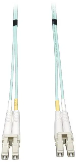 10Gb Duplex Multimode 50/125 OM3 LSZH Fiber Patch Cable, (LC/LC) - Aqua, 50M (164-ft.)(N820-50M) 10Gb Duplex Multimode 50/125 OM3 LSZH Fiber Patch Cable, (LC/LC) - Aqua, 50M (164-ft.)(N820-50M)