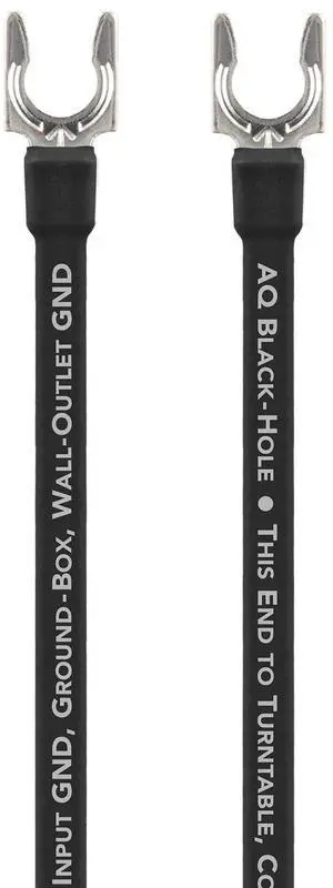 Black Hole GroundGoody RF-Dissipating Ground Wire with Carbon RF-Trap Over Direction-Controlled 6% Silver Conductor (1.5 Meters) Black Hole GroundGoody RF-Dissipating Ground Wire with Carbon RF-Trap Over Direction-Controlled 6% Silver Conductor (1.5 Meters)