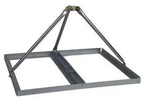 Non-Penetrating Roof Mount for 1.25" to 1.66" Masts - Satellite WiFi - Flat Roof Mount Only (No Mast Included) Non-Penetrating Roof Mount for 1.25" to 1.66" Masts - Satellite WiFi - Flat Roof Mount Only (No Mast Included)
