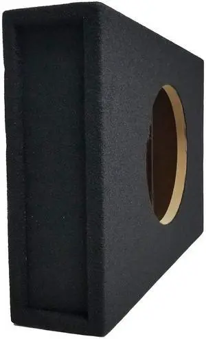 BR Single 12" Shallow Subwoofer Box Low Sealed Slim Enclosure BR Single 12" Shallow Subwoofer Box Low Sealed Slim Enclosure