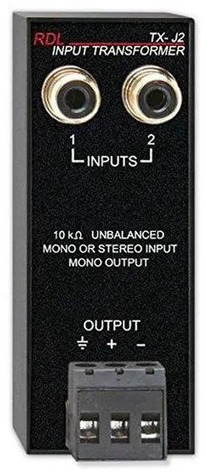 RDL Unbalanced Input Transformer (TX-J2) RDL Unbalanced Input Transformer (TX-J2)