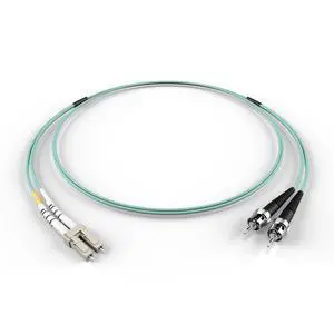 LC-ST OM4 Fiber Patch Cable - 10Gb Duplex 50/125µm Multimode Corning Glass | 45M (147.64ft) | Bulk Networking, Data Centers, Telecom, Enterprise Applications | Length Options: 0.5M-300M LC-ST OM4 Fiber Patch Cable - 10Gb Duplex 50/125µm Multimode Corning Glass | 45M (147.64ft) | Bulk Networking, Data Centers, Telecom, Enterprise Applications | Length Options: 0.5M-300M