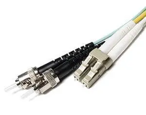 LC ST OM3 Plenum Fiber Optic Patch Cable Flame-Rated OFNP Corning Glass | 35.0m (114.8ft) | Fire-Safe for Ceiling Runs, Office Racks, Air-Handling Spaces | Length Options: 0.5M-300M LC ST OM3 Plenum Fiber Optic Patch Cable Flame-Rated OFNP Corning Glass | 35.0m (114.8ft) | Fire-Safe for Ceiling Runs, Office Racks, Air-Handling Spaces | Length Options: 0.5M-300M