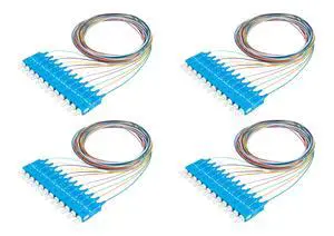 12 Fiber 900um Fiber Optic Pigtail, Corning SMF-28 Singlemode 9/125um Ultra Optical Fiber, OS1/OS2 Compatible (3 Meter / 9.84 Feet,SC/U 4 Pack) 12 Fiber 900um Fiber Optic Pigtail, Corning SMF-28 Singlemode 9/125um Ultra Optical Fiber, OS1/OS2 Compatible (3 Meter / 9.84 Feet,SC/U 4 Pack)