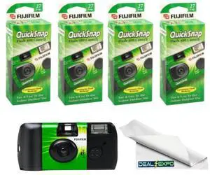 QuickSnap Flash 400 One Time Use 35mm Camera with Flash (4-Pack) QuickSnap Flash 400 One Time Use 35mm Camera with Flash (4-Pack)