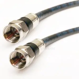 185ft Direct Burial Underground RG6 COAXIAL Cable 18AWG 75 Ohm Gel Braided Weather Seal Brass CONNECTORS Barrel & 10 Nail Clips Included UL ETL Cut to Order and Assembled in USA INTL 185ft Direct Burial Underground RG6 COAXIAL Cable 18AWG 75 Ohm Gel Braided Weather Seal Brass CONNECTORS Barrel & 10 Nail Clips Included UL ETL Cut to Order and Assembled in USA INTL