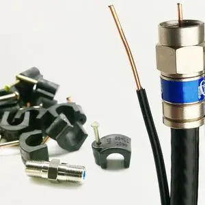 175ft SOLID COPPER RG6 DIRECT BURIAL UNDERGROUND 18AWG 75 Ohms COAXIAL CABLE WITH 17AWG MESSENGER GROUND WEATHER SEAL CONNECTORS BARREL & 10 NAIL CLIPS INCLUDED Assembled in USA by INTL 175ft SOLID COPPER RG6 DIRECT BURIAL UNDERGROUND 18AWG 75 Ohms COAXIAL CABLE WITH 17AWG MESSENGER GROUND WEATHER SEAL CONNECTORS BARREL & 10 NAIL CLIPS INCLUDED Assembled in USA by INTL
