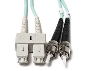45M OM4 SC ST Fiber Optic Cable | Bend Insensitive Plenum 100Gb Duplex 50/125 SC to ST Multimode Jumper 45 Meter (147.63ft) | Length Options: 0.5M-300M | 10/100g sfp 100gb mm ofnp 45M OM4 SC ST Fiber Optic Cable | Bend Insensitive Plenum 100Gb Duplex 50/125 SC to ST Multimode Jumper 45 Meter (147.63ft) | Length Options: 0.5M-300M | 10/100g sfp 100gb mm ofnp
