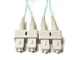 SC SC OM3 Plenum Fiber Optic Patch Cable Flame-Rated OFNP Corning Glass | 100.0m (328.1ft) | Fire-Safe for Ceiling Runs, Office Racks, Air-Handling Spaces | Length Options: 0.5M-300M SC SC OM3 Plenum Fiber Optic Patch Cable Flame-Rated OFNP Corning Glass | 100.0m (328.1ft) | Fire-Safe for Ceiling Runs, Office Racks, Air-Handling Spaces | Length Options: 0.5M-300M