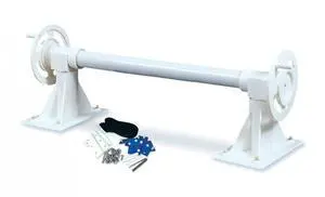 Economy 20 ft Wide Inground Solar Blanket Reel System | Works with 800 & 1200 Series Covers | Perfect for Inground Swimming Pools | White Economy 20 ft Wide Inground Solar Blanket Reel System | Works with 800 & 1200 Series Covers | Perfect for Inground Swimming Pools | White