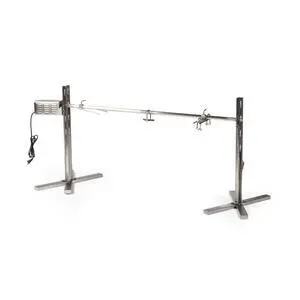 Ash & Ember 25W Tripod Rotisserie Roaster Stand, Rated 125 LB, Adjustable Height Open Fire Roaster, Round Stainless Steel Spit Rod, Electric BBQ Grill Stand for Pork, Chicken, Lamb, or Goat Ash & Ember 25W Tripod Rotisserie Roaster Stand, Rated 125 LB, Adjustable Height Open Fire Roaster, Round Stainless Steel Spit Rod, Electric BBQ Grill Stand for Pork, Chicken, Lamb, or Goat
