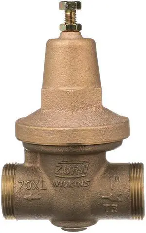 Wilkins 1-70XLDU 1" 70XL Pressure Reducing Valve with Double Union FNPT Connection Wilkins 1-70XLDU 1" 70XL Pressure Reducing Valve with Double Union FNPT Connection