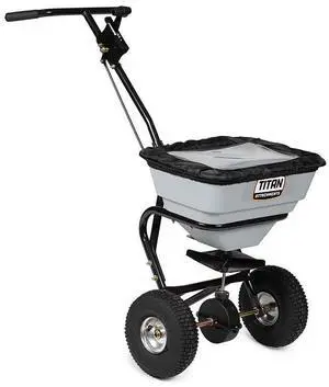 70 LB Professional Fertilizer Push Broadcast Spreader, Spreads 10 to 12 FT, Lawn Care and Ice Melter, Yard Tool 70 LB Professional Fertilizer Push Broadcast Spreader, Spreads 10 to 12 FT, Lawn Care and Ice Melter, Yard Tool