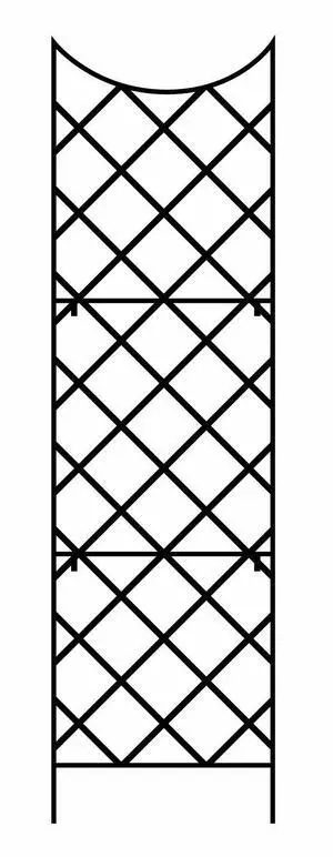 89655 Giant Trellis, Includes Wall-Mounting Brackets, 108-Inch Height by 30-Inch Width, Black 89655 Giant Trellis, Includes Wall-Mounting Brackets, 108-Inch Height by 30-Inch Width, Black