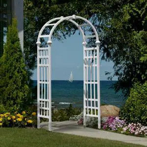 Athens 39"W x 81"H Vinyl Arbor Athens 39"W x 81"H Vinyl Arbor