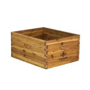 Beeswax Coated Deep Hive Box - Durable Wooden Beekeeping Equipment for 10-Frame Langstroth Hives (No Frames or Foundations) (4) Beeswax Coated Deep Hive Box - Durable Wooden Beekeeping Equipment for 10-Frame Langstroth Hives (No Frames or Foundations) (4)