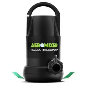 Aeromixer Regular 3/4 HP Submersible Mixing + Aerating Pump - Submersible Water Pump for Nutrient Mixing and Aerating, Electric Garden Water Pumps, Heavy Duty Outdoor Pumps for Farming and Gardening Aeromixer Regular 3/4 HP Submersible Mixing + Aerating Pump - Submersible Water Pump for Nutrient Mixing and Aerating, Electric Garden Water Pumps, Heavy Duty Outdoor Pumps for Farming and Gardening