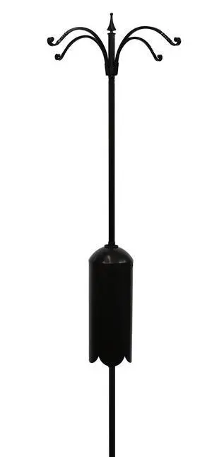 Bird Feeder Pole Set with Squirrel Baffle & Twister Ground Socket (4 Arm) Bird Feeder Pole Set with Squirrel Baffle & Twister Ground Socket (4 Arm)
