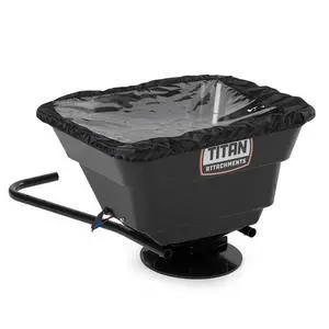 12 Volt ATV/UTV Broadcast Spreader, 80 LB Capacity, Back or Front Mounting for ATV, UTV, Or Utility Tractor, Lawn and Garden Seed Spreader with Rain Cover 12 Volt ATV/UTV Broadcast Spreader, 80 LB Capacity, Back or Front Mounting for ATV, UTV, Or Utility Tractor, Lawn and Garden Seed Spreader with Rain Cover