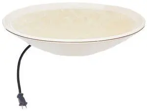 Allied Precision Industries 600 20-Inch Diameter Heated Bird Bath Bowl (no stand), Light stone color Allied Precision Industries 600 20-Inch Diameter Heated Bird Bath Bowl (no stand), Light stone color