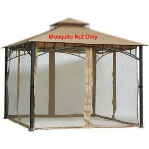 12x12 Gazebo Universal Replacement Mosquito Netting Screen Walls, Set of 4 Panels (Gazebo Mosquito Net Only) 12x12 Gazebo Universal Replacement Mosquito Netting Screen Walls, Set of 4 Panels (Gazebo Mosquito Net Only)