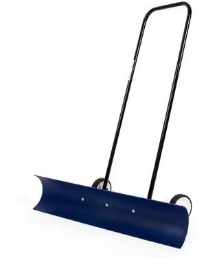 30SNC 36-inch Bi-Directional Wheeled Snow Shovel Pusher and Barn Shovel, 7.5" x 36 ", Blue 30SNC 36-inch Bi-Directional Wheeled Snow Shovel Pusher and Barn Shovel, 7.5" x 36 ", Blue