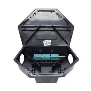 Bell Labs PROTECTA Bait Station for Rats, Low Profile (LP) Black, CASE of SIX Bell Labs PROTECTA Bait Station for Rats, Low Profile (LP) Black, CASE of SIX