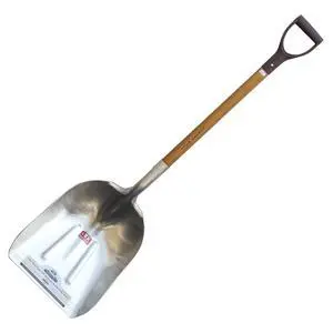 Manufacturing Heavy Duty Super Tuff Aluminum Straight Edge Scoop Shovel (.125 Thick Aluminum, 52-Inch) Manufacturing Heavy Duty Super Tuff Aluminum Straight Edge Scoop Shovel (.125 Thick Aluminum, 52-Inch)