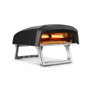 Portable Outdoor Gas Pizza Oven - Includes Foldable Feet, Adjustable Heat Control Dial, Burner, Stone & Regulator Hose - Cooks 12" Pizza in 60 Seconds - 25.24'' x 16.14'' x 12.40'' IN Portable Outdoor Gas Pizza Oven - Includes Foldable Feet, Adjustable Heat Control Dial, Burner, Stone & Regulator Hose - Cooks 12" Pizza in 60 Seconds - 25.24'' x 16.14'' x 12.40'' IN