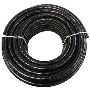 (1 1/4" Dia. x 50 ft) - ® Black Flexible PVC Pipe for Koi Ponds, Irrigation and Water Gardens (1 1/4" Dia. x 50 ft) - ® Black Flexible PVC Pipe for Koi Ponds, Irrigation and Water Gardens