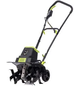 Earthwise Power Tools by ALM TC70016EW 13.5-Amp 16-Inch Electric Garden Tiller Cultivator, Fixed Tines, Black Earthwise Power Tools by ALM TC70016EW 13.5-Amp 16-Inch Electric Garden Tiller Cultivator, Fixed Tines, Black