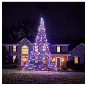 Flagpole LED Christmas Tree - Outdoor Christmas Decorations - Multicolor - 1,200 LED Tree - 20ft - Suitable for Existing Flagpoles Flagpole LED Christmas Tree - Outdoor Christmas Decorations - Multicolor - 1,200 LED Tree - 20ft - Suitable for Existing Flagpoles