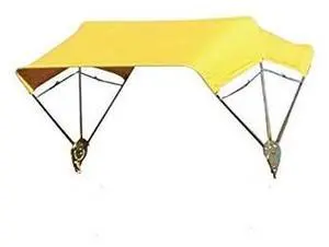 Yellow 3 Bow 40" Buggy Top Tractor Umbrella Frame & Canvas Cover TBT3 405476 Yellow 3 Bow 40" Buggy Top Tractor Umbrella Frame & Canvas Cover TBT3 405476