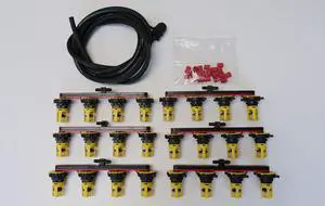 Pro-Fill Watering Systems for Golf Carts - 48V. kit for (6) 8V Batteries w/ 2.5" Cell spacing Pro-Fill Watering Systems for Golf Carts - 48V. kit for (6) 8V Batteries w/ 2.5" Cell spacing