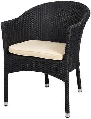 Wicker Chair Patio Dining Chairs Outdoor Garden Lawn Wicker with Soft Cushion,Wicker Arm Chairs,Rattan Plastic Chairs,Home Furniture Stackable Rattan Dining Chair,Black Wicker Chair Patio Dining Chairs Outdoor Garden Lawn Wicker with Soft Cushion,Wicker Arm Chairs,Rattan Plastic Chairs,Home Furniture Stackable Rattan Dining Chair,Black