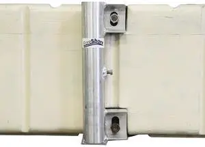 Aluminum Flag Pole Bracket - Use Only with EZ Dock Interlocking System. Holds up to a 2" Diameter Flag Pole. Set Screw Holds Pole in Place. Connectors, Flag and Flag Pole Sold Separately Aluminum Flag Pole Bracket - Use Only with EZ Dock Interlocking System. Holds up to a 2" Diameter Flag Pole. Set Screw Holds Pole in Place. Connectors, Flag and Flag Pole Sold Separately