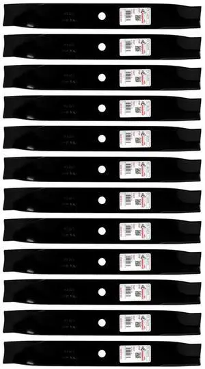 12PK Lawn Mower Blades Compatible with 50" Toro Time Cutter Z TimeCutter Z5000 74370 74372 74373 74374 74375 74376 110-6837-03 112-9759 115-5059-03 12PK Lawn Mower Blades Compatible with 50" Toro Time Cutter Z TimeCutter Z5000 74370 74372 74373 74374 74375 74376 110-6837-03 112-9759 115-5059-03