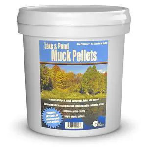 Lake and Pond Muck Pellets 10lb. | Easy to Apply Quick Activating Tablets | Natural Lake Sludge Remover Lake and Pond Muck Pellets 10lb. | Easy to Apply Quick Activating Tablets | Natural Lake Sludge Remover