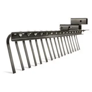 Leveling Landscape Rake, Attachment for ATV, UTV, Vegetable Garden, 60 Inches Wide with 17 Tines Leveling Landscape Rake, Attachment for ATV, UTV, Vegetable Garden, 60 Inches Wide with 17 Tines