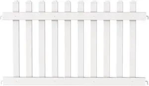 Montour Line Picket Event Fence Panel, White - Panel Only Montour Line Picket Event Fence Panel, White - Panel Only