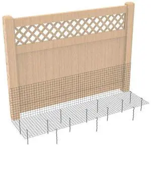 Dig Proofer Kit for Preventing Digging Under Fence Dig Proofer Kit for Preventing Digging Under Fence