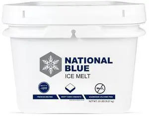 Ice Melt and Snow Salt 20lb Bucket - Fast Acting Ice Melter - Pet, Plant and Concrete Friendly, Environmentally Safe - Free of Magnesium Chloride - Melts to -15°F Ice Melt and Snow Salt 20lb Bucket - Fast Acting Ice Melter - Pet, Plant and Concrete Friendly, Environmentally Safe - Free of Magnesium Chloride - Melts to -15°F